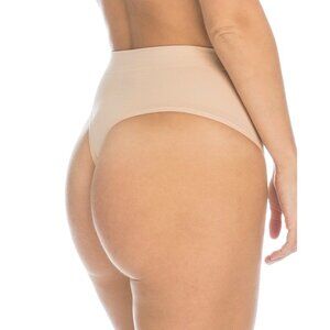 ASSETS by SPANX Women's All Around Smoothers Thong Beige S